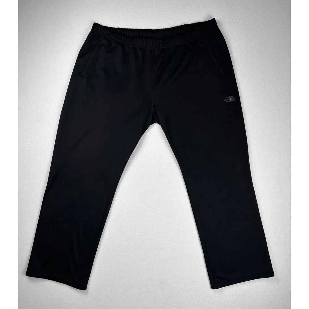 The North Face Men's Softshell Pants Black XXL Fleece‎ Lined Stretch Inseam 28